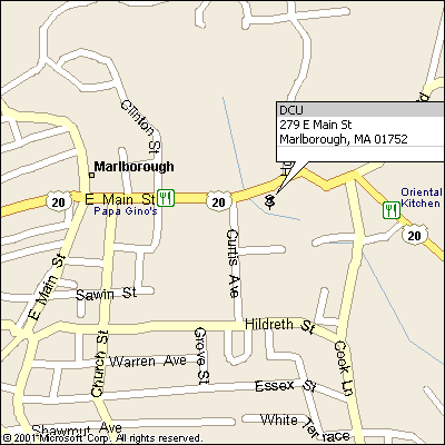 Map of Marlborough East ATM area